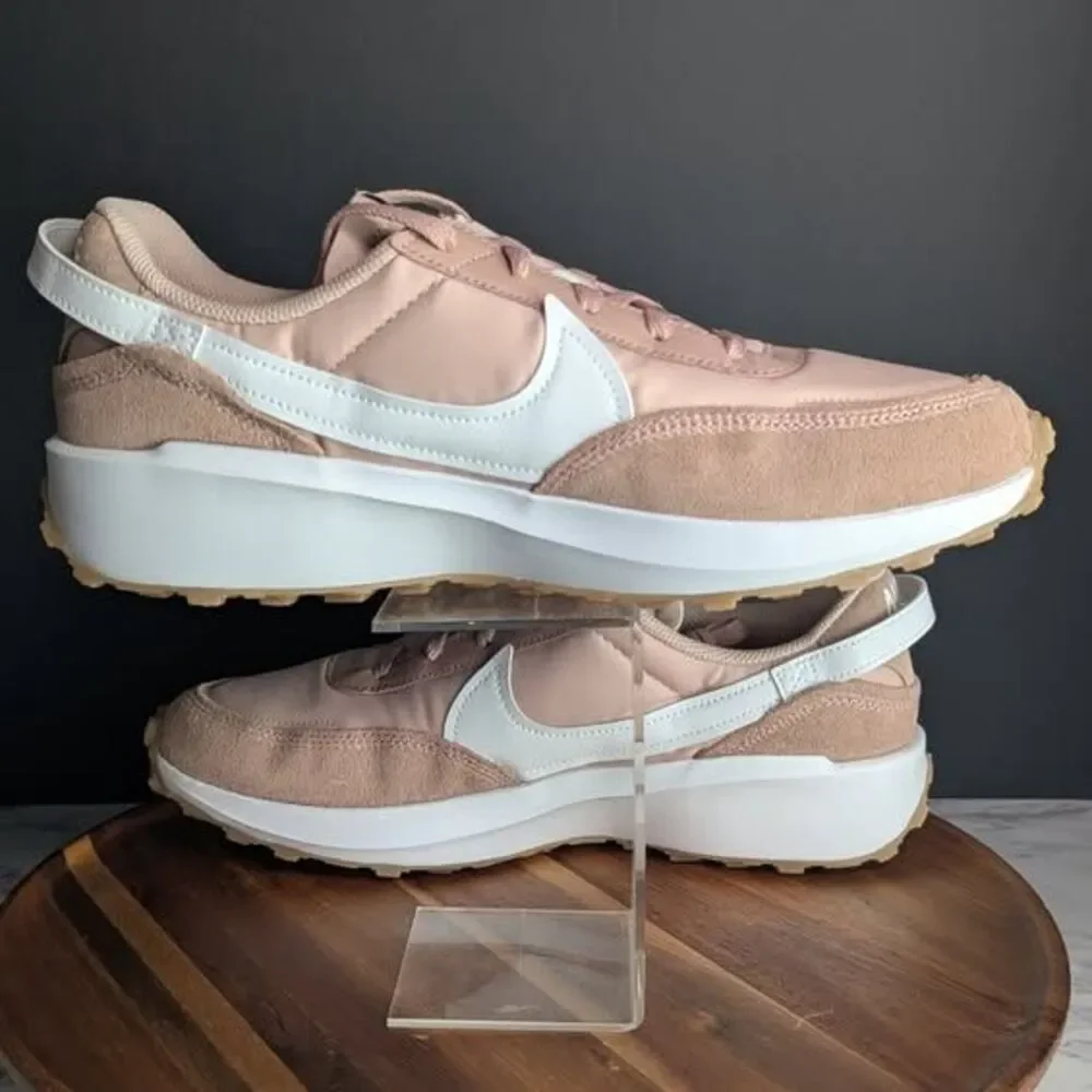 Women Nike Waffle debut Partial Beige White Shoe Size 11 Dh9523 201